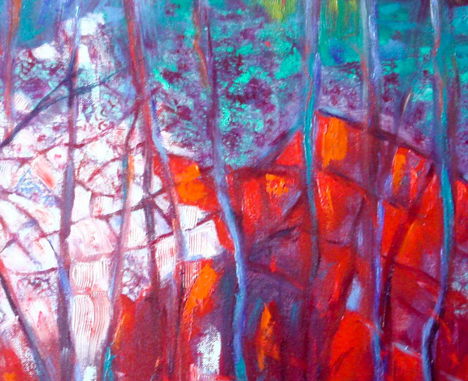 Arte contemporanea italiana di Maria Teresa Bertina - Juriti Le Cri De La Forêt in vendita 1