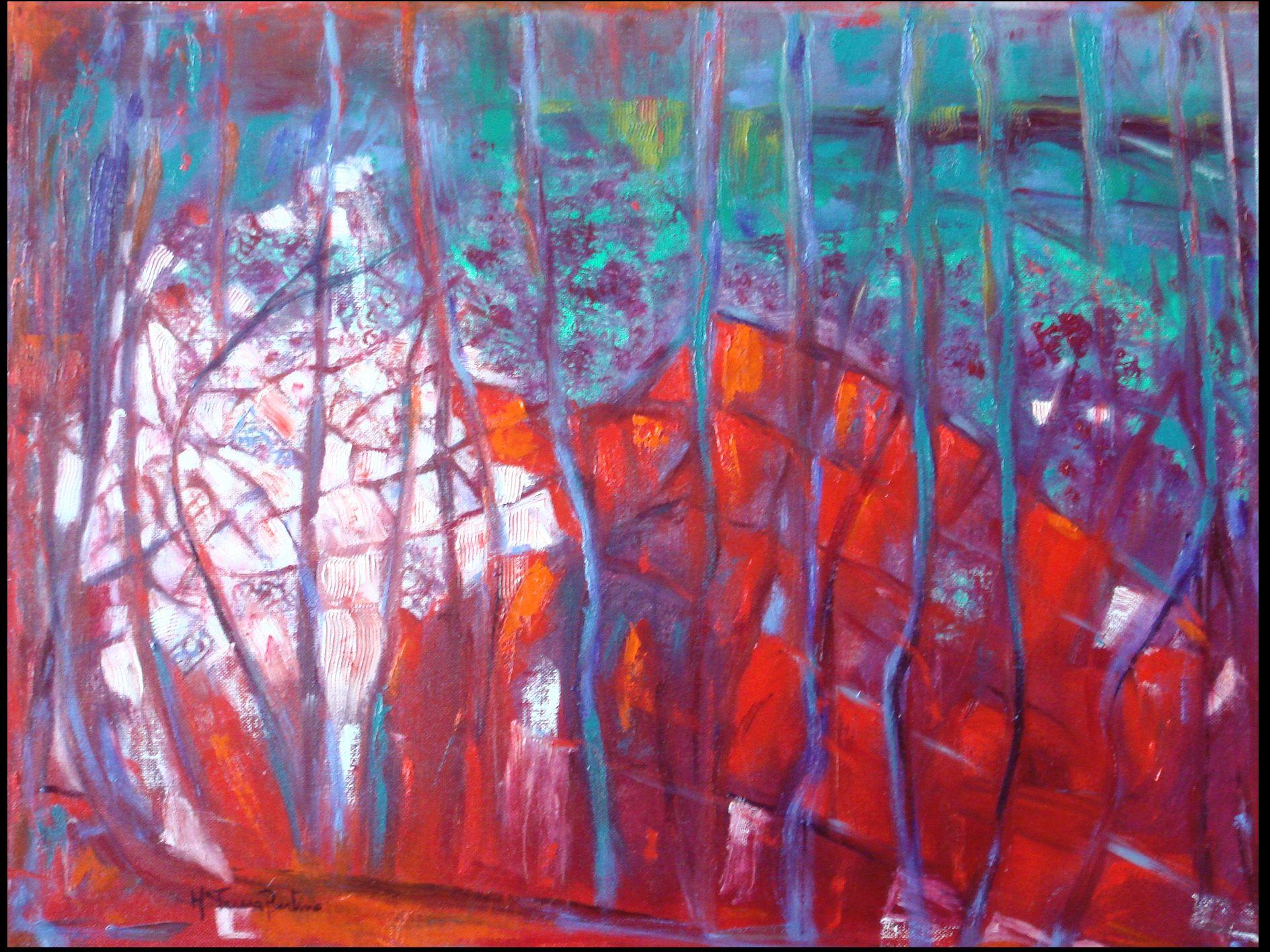 Pronto da appendere, dimensione con cornice  59x74cm 
Informazioni sull'artista :
Maria Teresa Bertina , pittrice e scultrice, Medaglia d'argento dell'Académie des Arts, Sciences et Lettres France. Di origine portoghese, è nata nel 1953, vive in