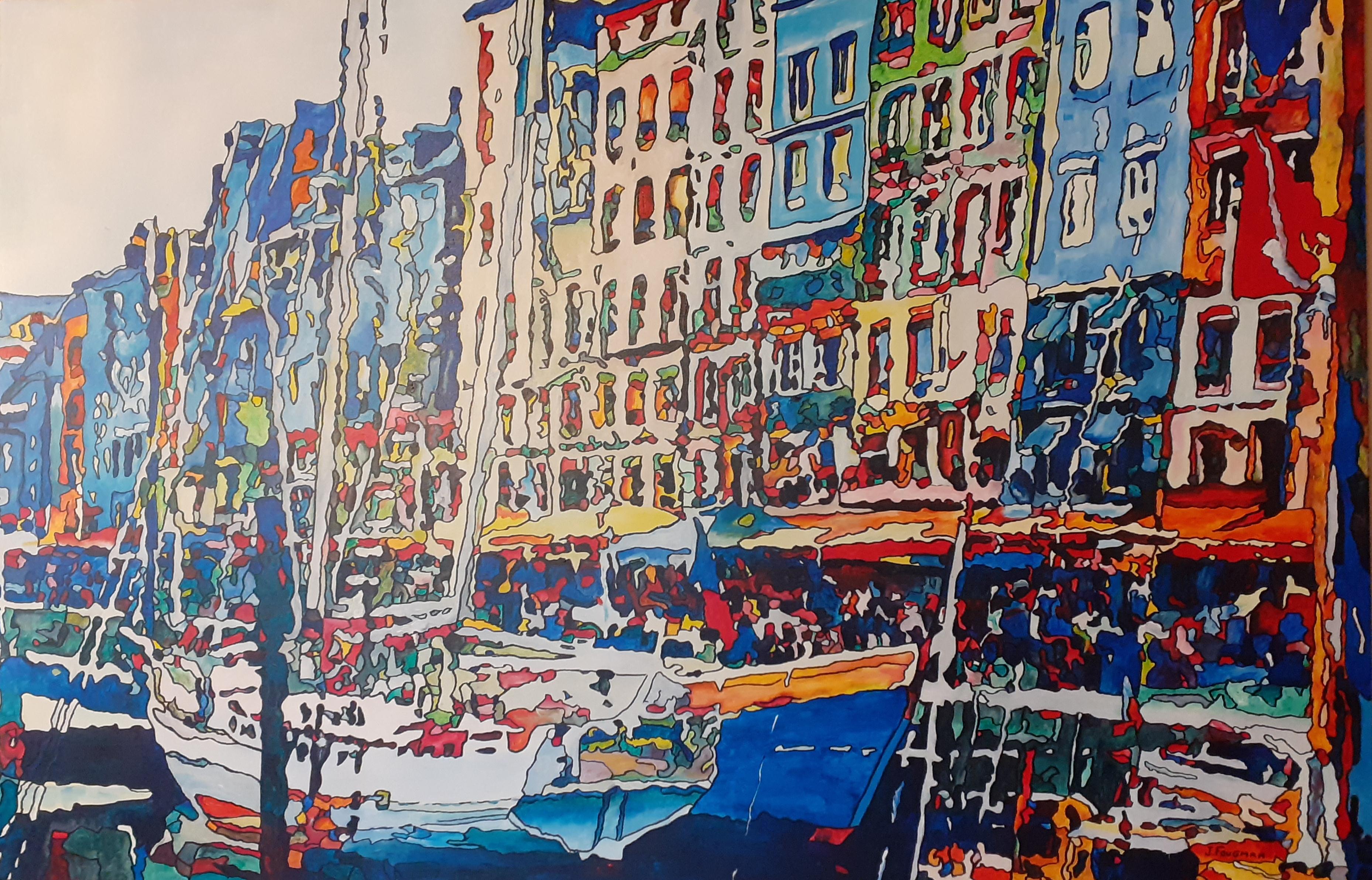 French Contemporary Art by Joël Fougman - Honfleur