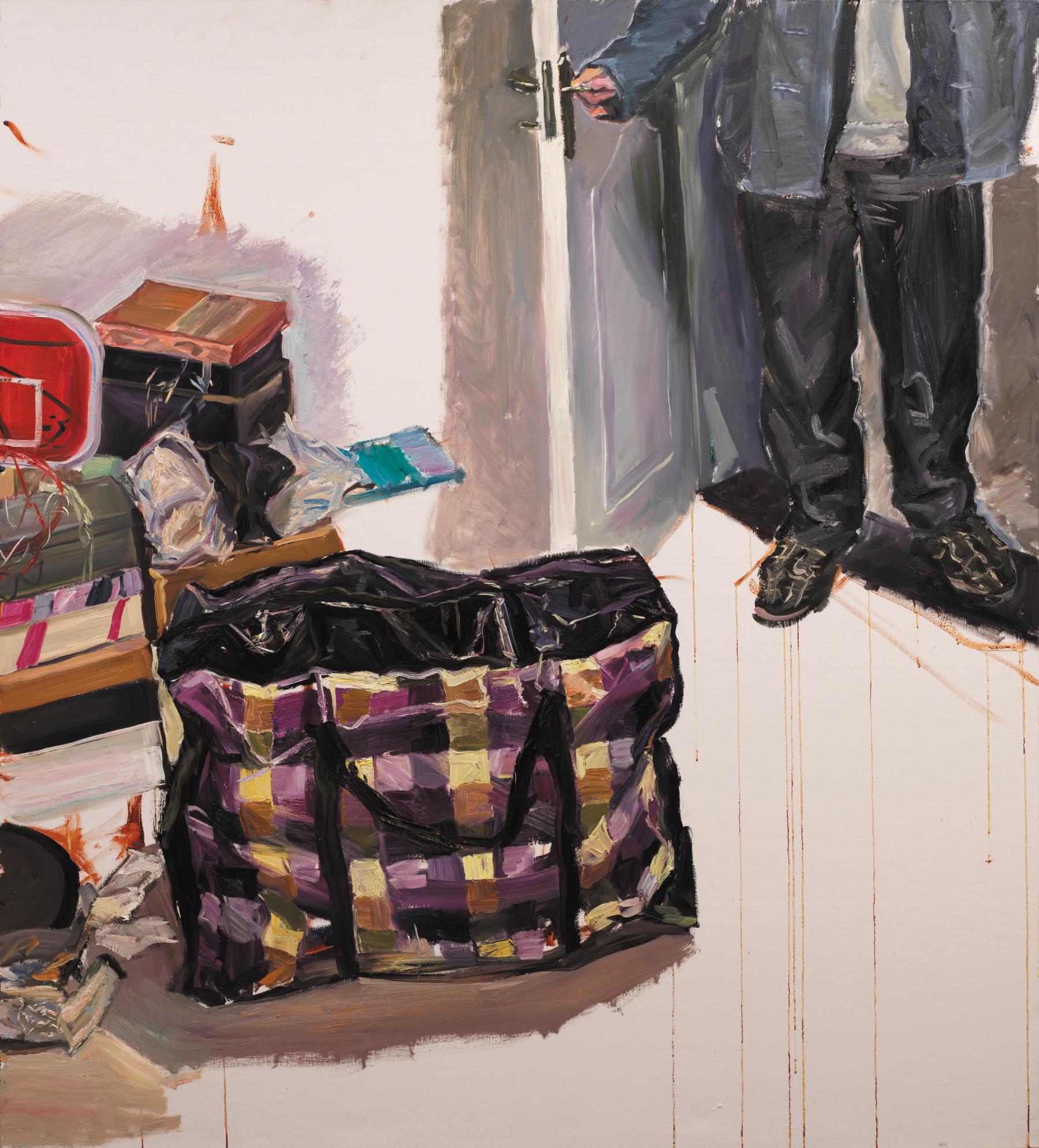 Arte contemporáneo chino de Su Yu - El tío empuja la puerta para verme en venta 4