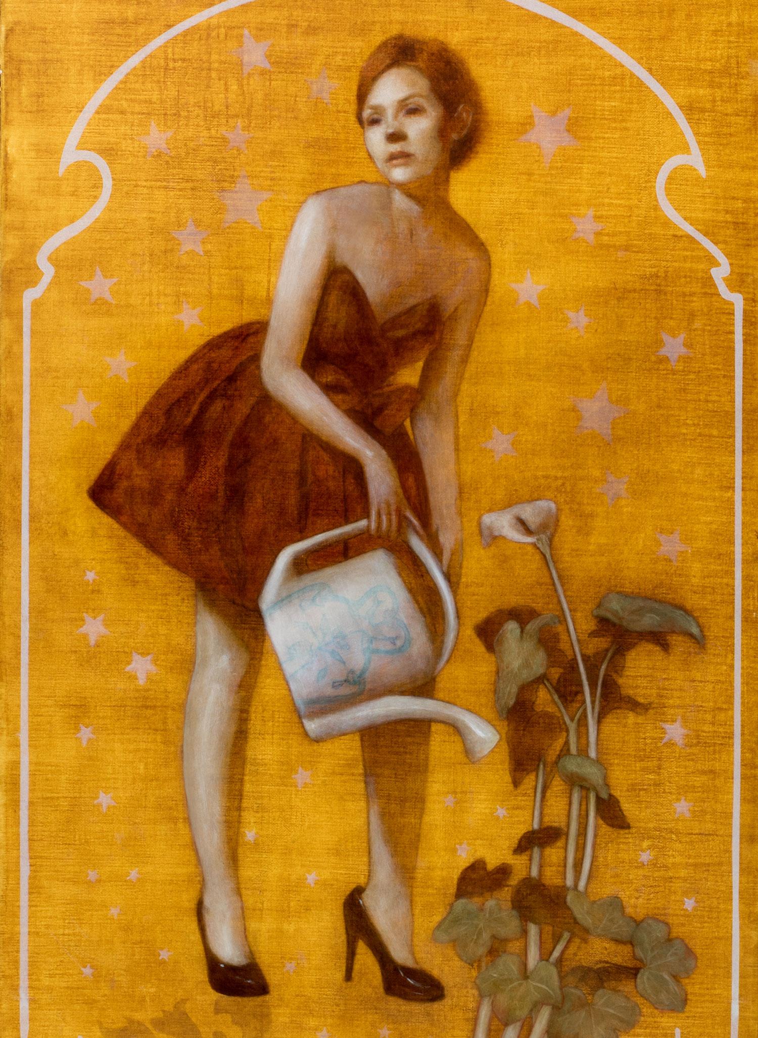 Deirdre Sullivan Beeman Watering Can Girl For Sale At 1stdibs