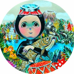 Korean Art - Fantasy Jejuisland - Island Girl Story Chun-Ja Healing Garden