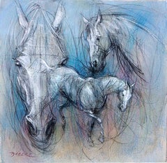 Arte contemporanea francese di Pascal Dabere - Rêve Bleu