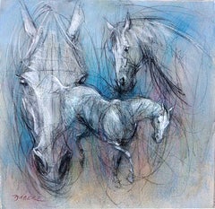 French Contemporary Art by Pascal Dabère - Rêve Bleu