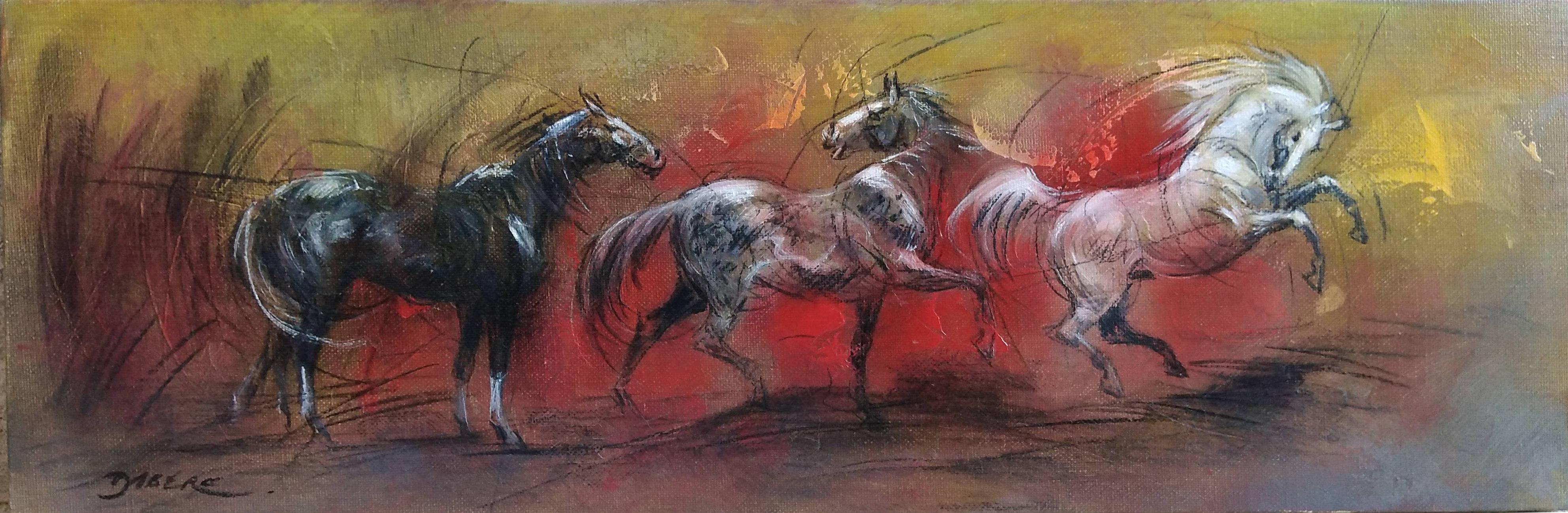 L'arte contemporanea francese di Pascal Dabere - Cavalcade