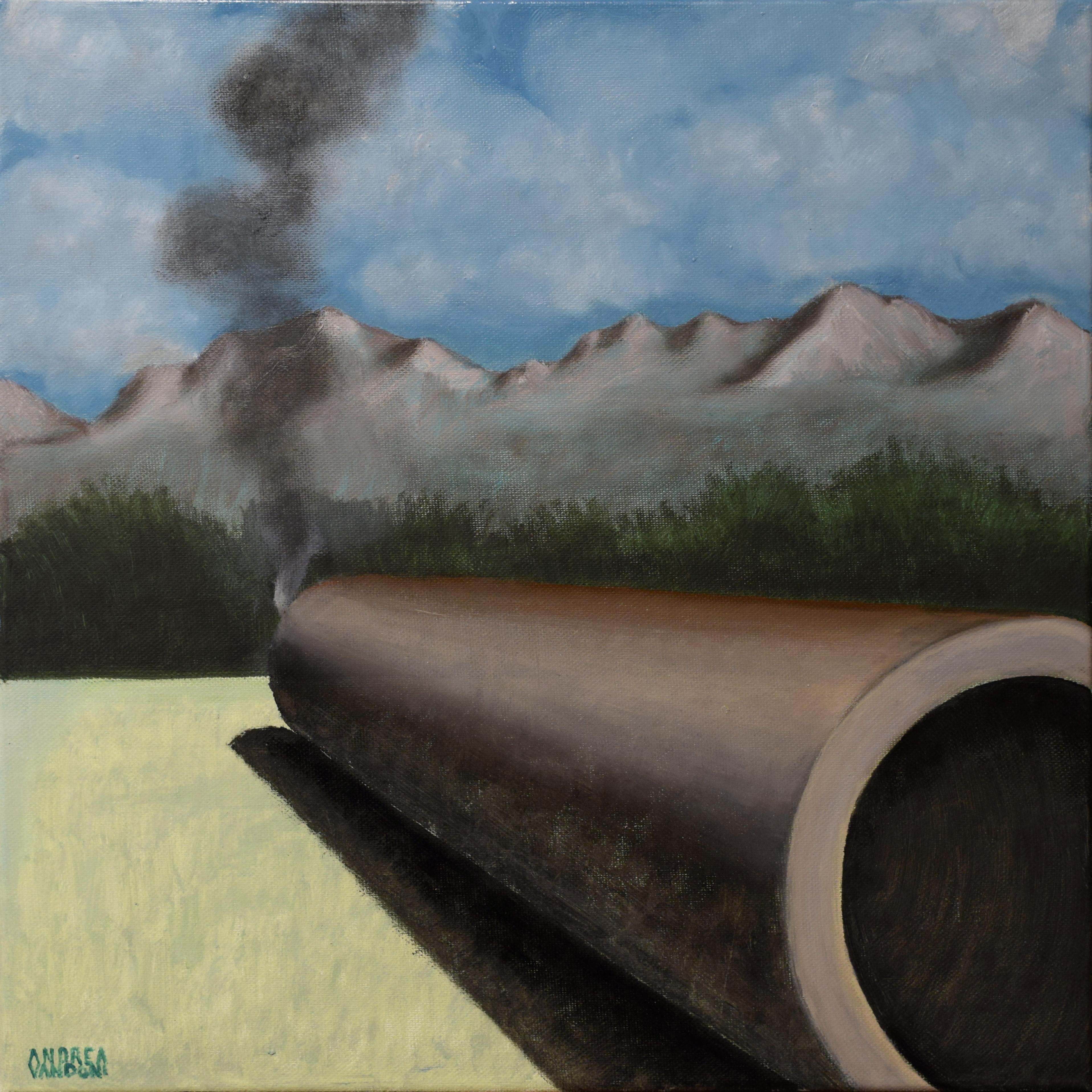 Italian Contemporary Art by Andrea Vandoni - The Last Puff of Smoke 