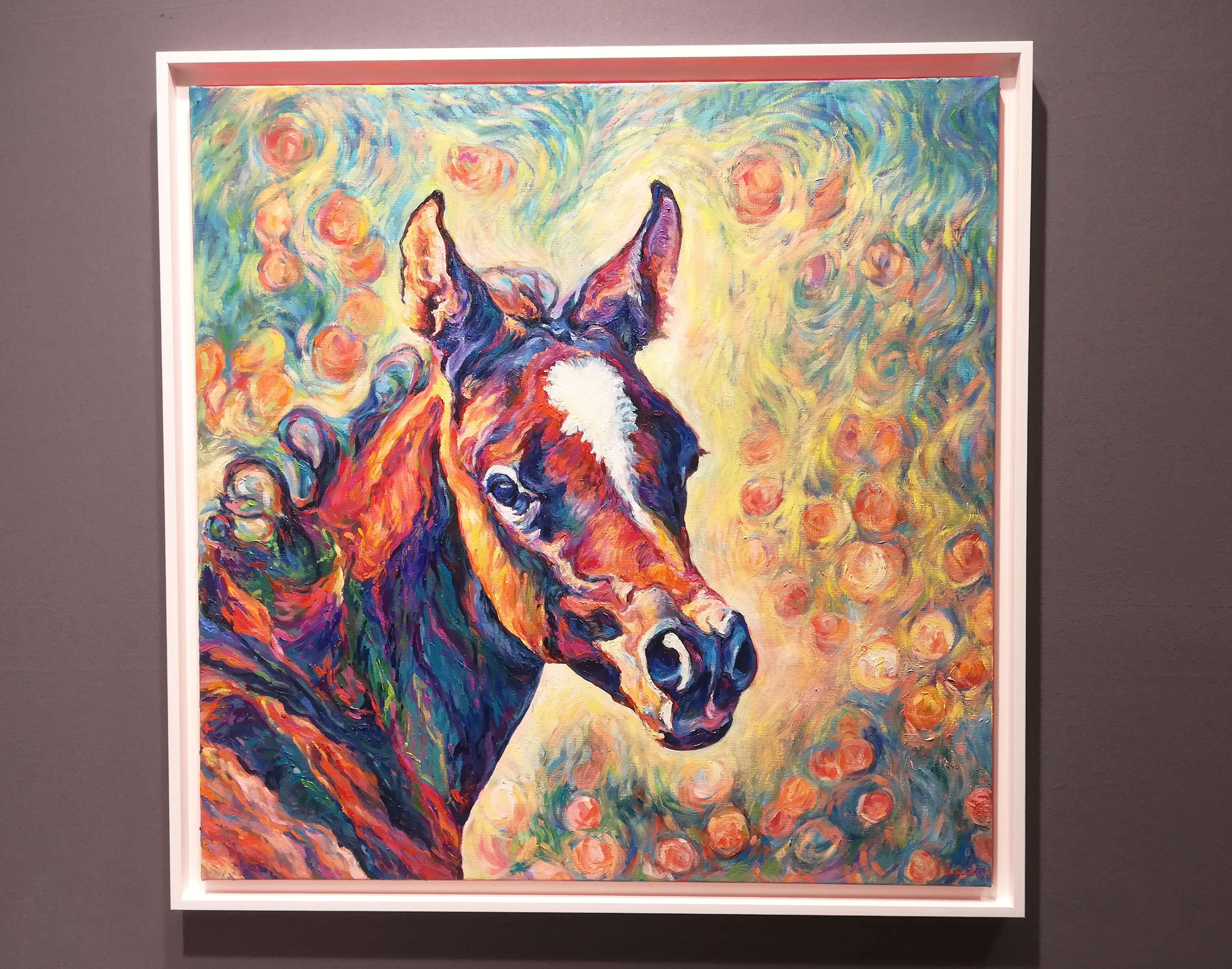 Arte contemporáneo francés de Diana Torje - El potro en venta 1