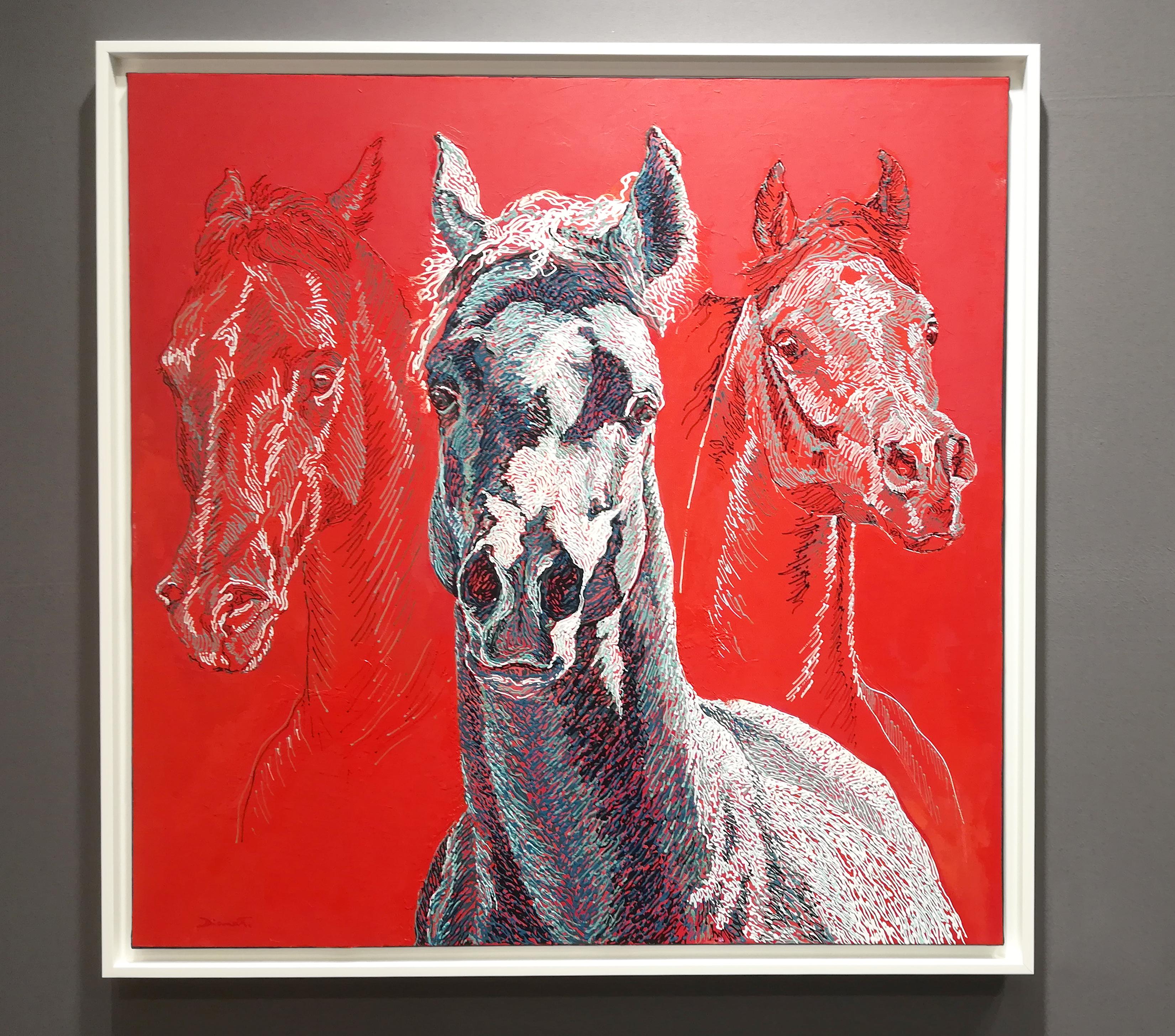 Arte contemporáneo francés de Diana Torje - Trinidad en venta 1