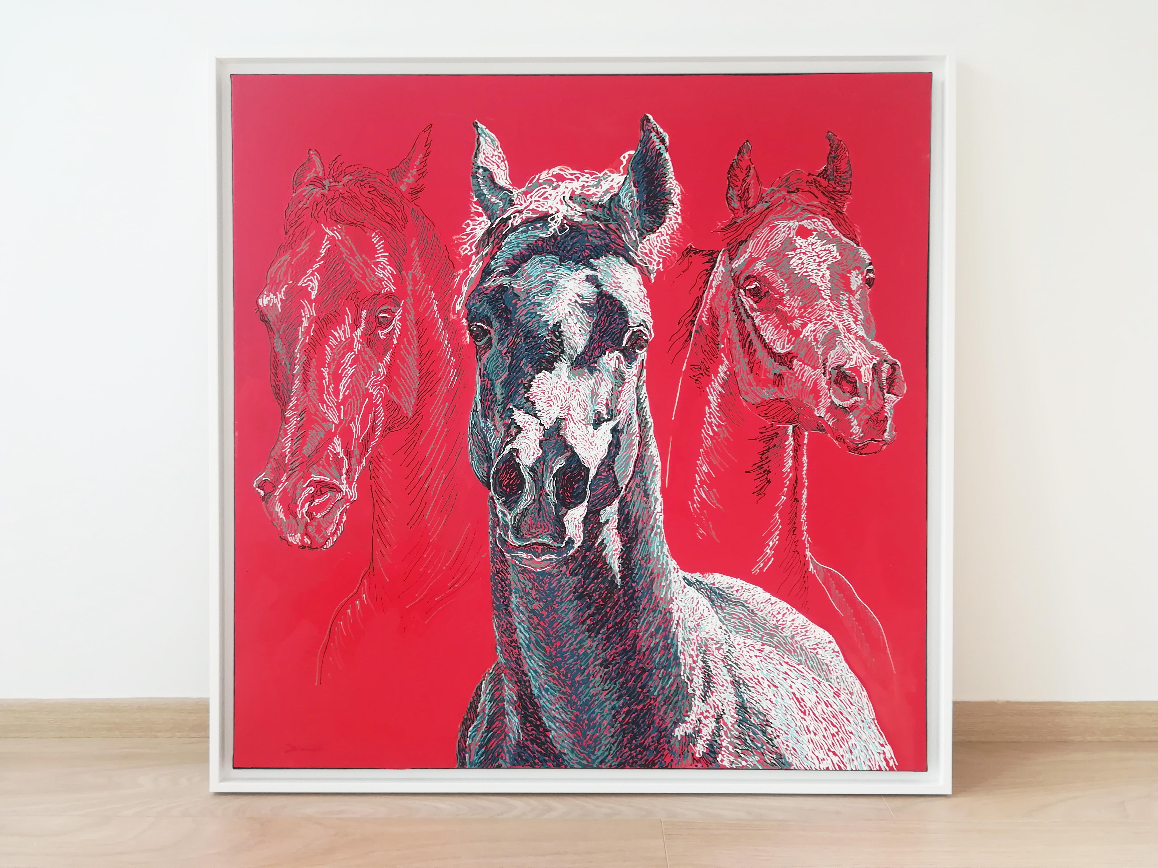 Arte contemporáneo francés de Diana Torje - Trinidad en venta 2