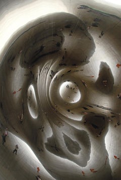 Amerikanisches zeitgenössisches Foto von M.K.Y. – Wolkentor-Skulptur, Millennium Park 
