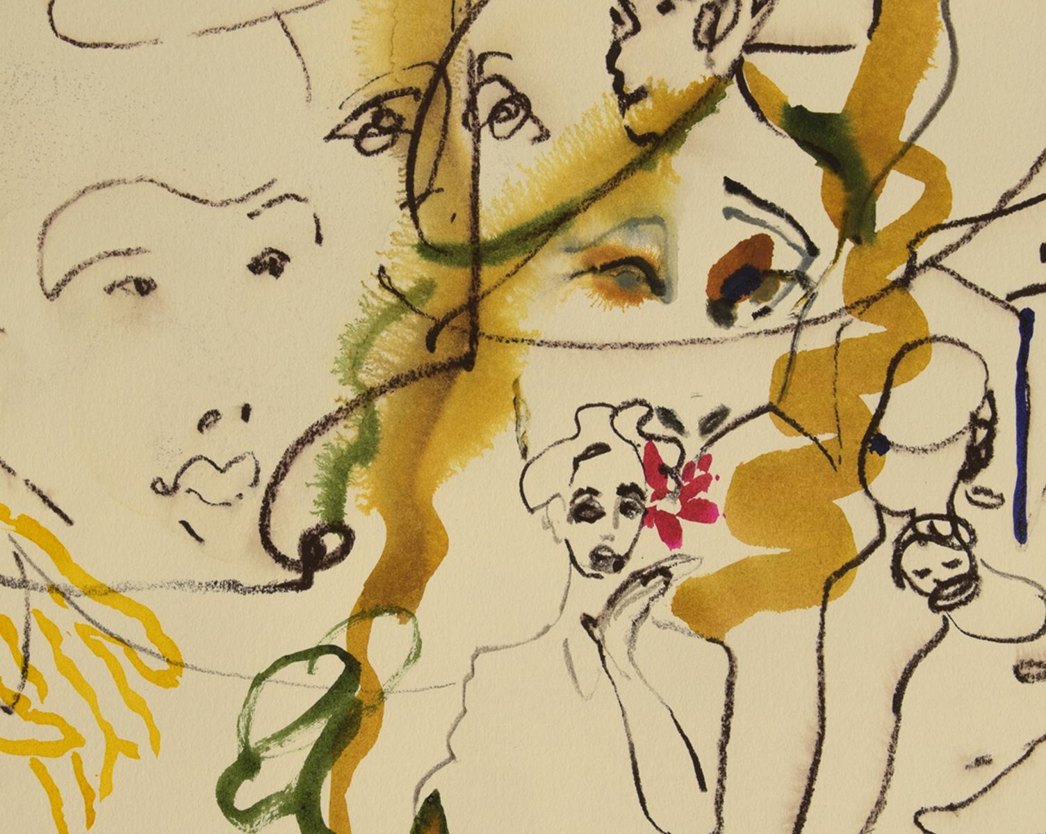 Arte contemporáneo francés de Sandra Detourbet - En Silence en venta 1