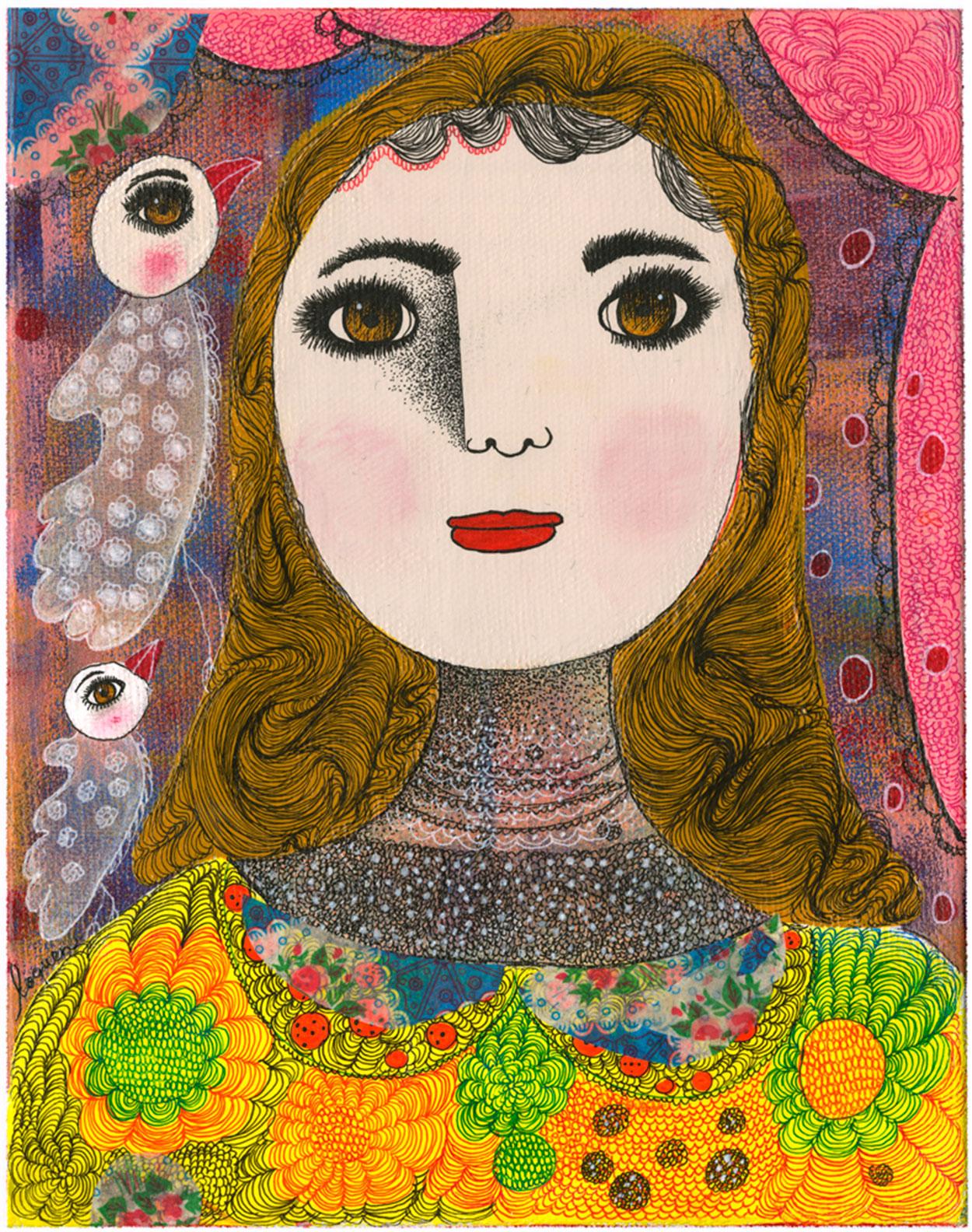 Arte contemporanea francese di Claudine Loquen - Cendrillon
