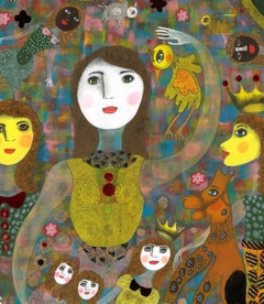 Art contemporain français par Claudine Loquen - Alinor d'Aquitaine et ses Filles