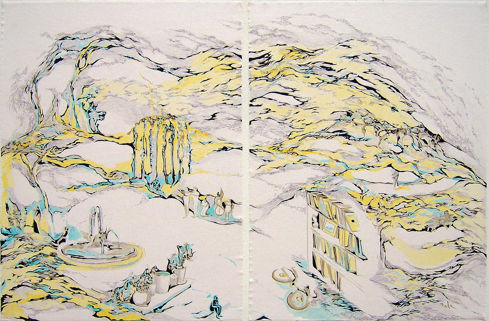 A propos de l'oeuvre : peinture acrylique sur papier marouflé monté sur toile

Rada Tzankova est une artiste française née en 1975 qui a grandi en Bulgarie. Elle vit et travaille à Paris, en France. Elle est diplômée de l'Ecole Nationale des