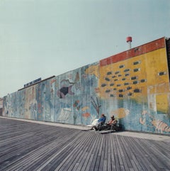 Retro American Contemporary Photo by M. K. Yamaoka - Aquarium at Coney Island, NY   