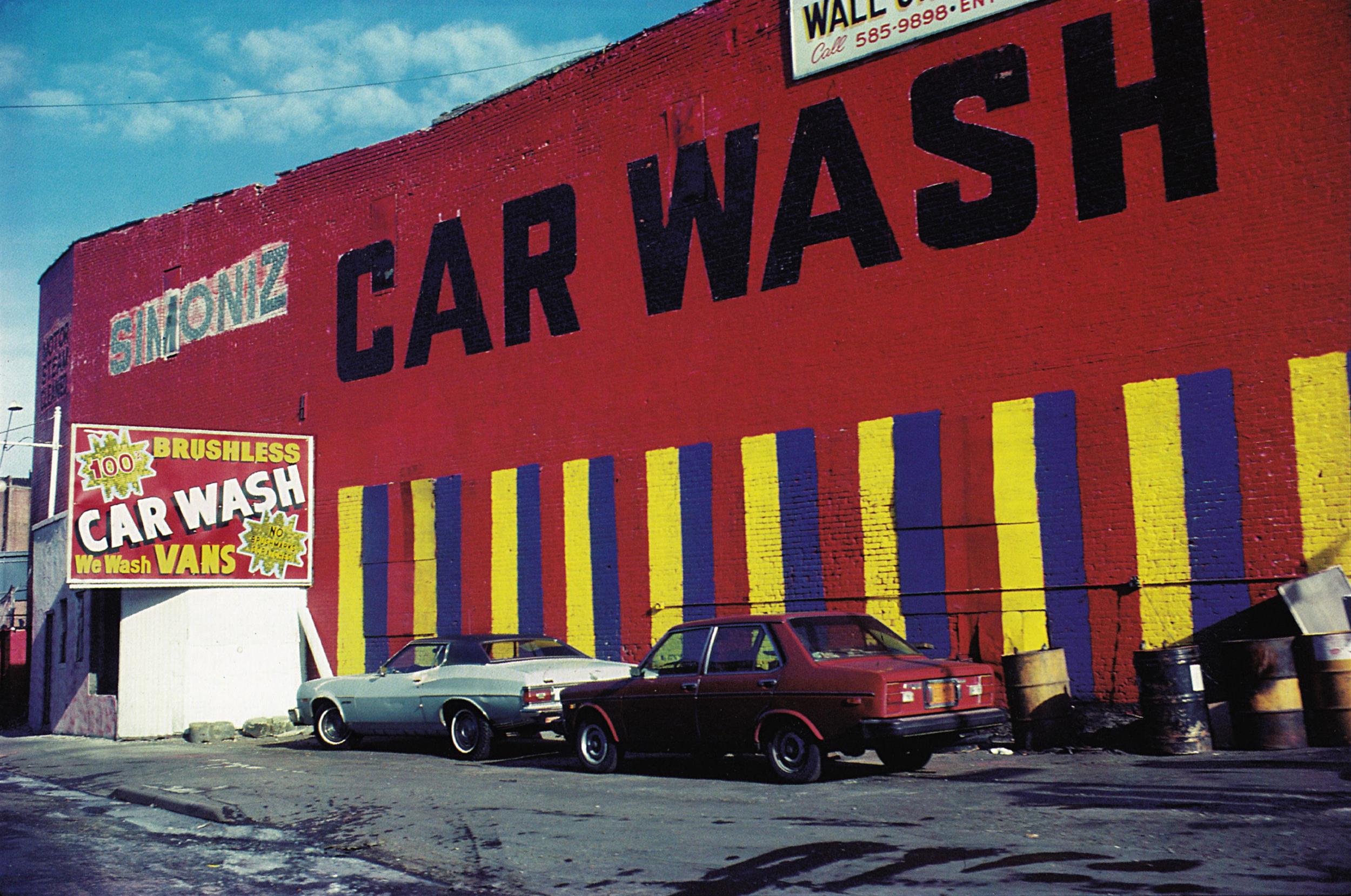 Michael K. Yamaoka  Color Photograph - American Contemporary Photo by M. K. Yamaoka - Car Wash, Brooklyn, NY