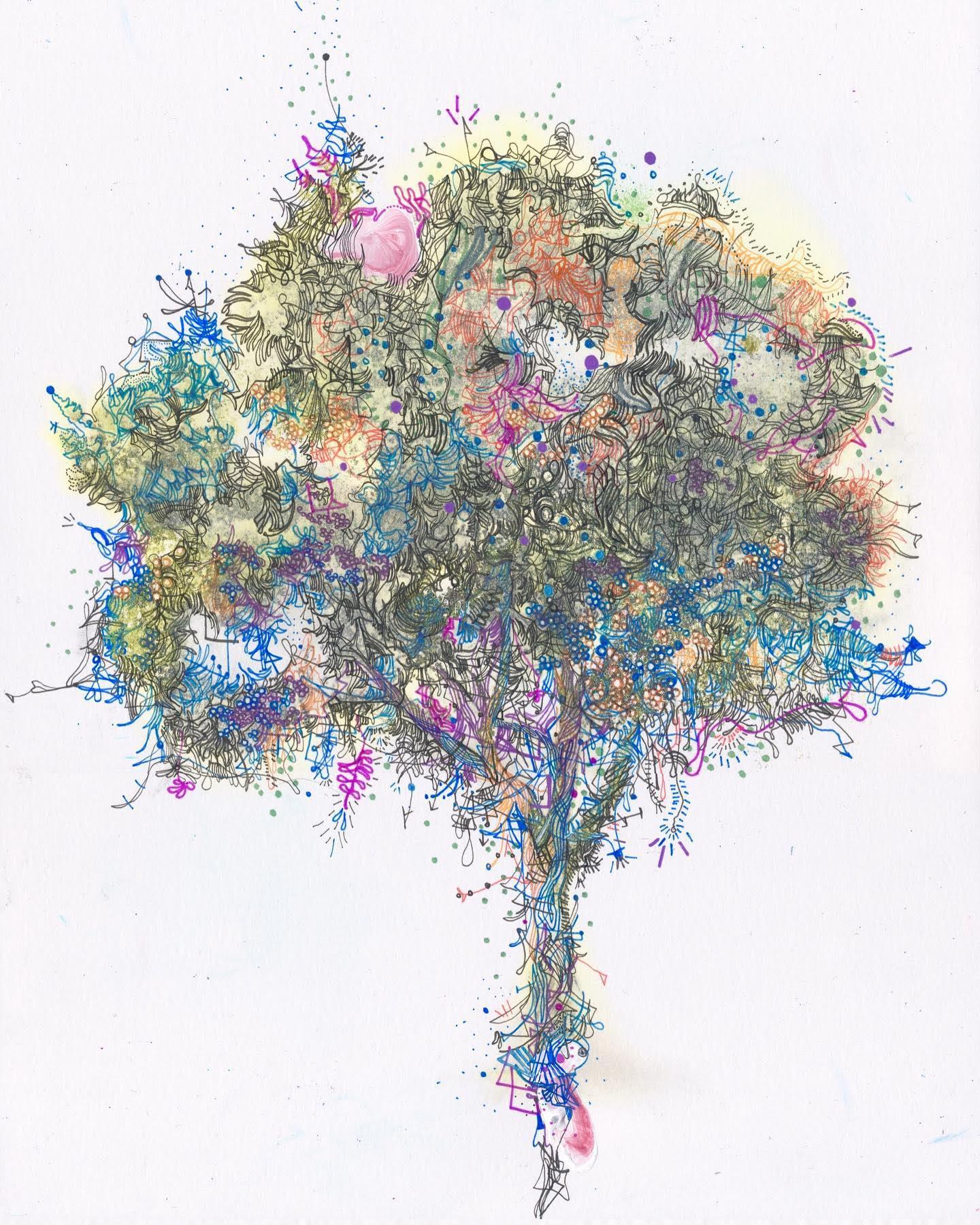 Aquarelle, encre, lavis et stylo sur papier

Michael Alan est un artiste américain né en 1977 qui vit et travaille à New York, aux États-Unis. En tant qu'artiste pluridisciplinaire. Son travail a été présenté dans de nombreuses expositions
