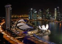 French Contemporary Photo by B. Paget - Singapore Marina Bay from the Flyer #3