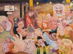 Chinese Contemporary Art by Liu Guoyi - Portrait - Super Happiness No.45