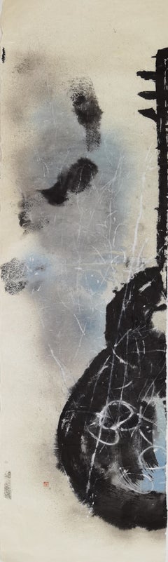 Chinese Contemporary Art by Qui Shui - Chanting of Scriptures 1