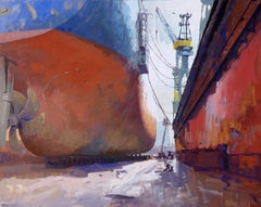 Art contemporain allemand par Frank Suplie - Hambourg, Blohm&Voss