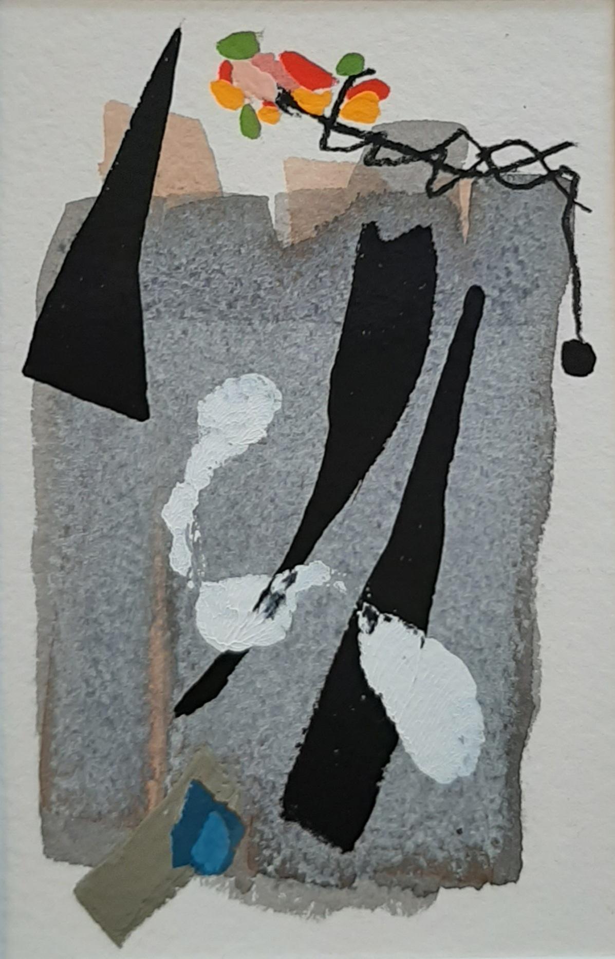 Mischtechnik auf Papier, gerahmt
10 x 15 cm - 18 x 24 cm mit weißem Passepartout
Einzigartige Kopie
Auf der Vorderseite signiert