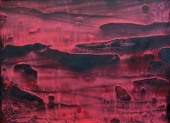 Chinesische zeitgenössische chinesische Kunst von Li Chi-Guang - Serie der Red Mountain Nr.4
