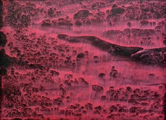 Chinese Contemporary Art by Li Chi-Guang - Series the Red Mountain No.10