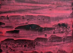Chinesische zeitgenössische chinesische Kunst von Li Chi-Guang - Serie der Red Mountain Nr.22