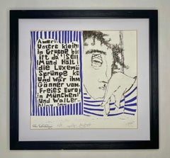 Georgianische zeitgenössische Kunst von Nina Narimanishvili – nachdenklich