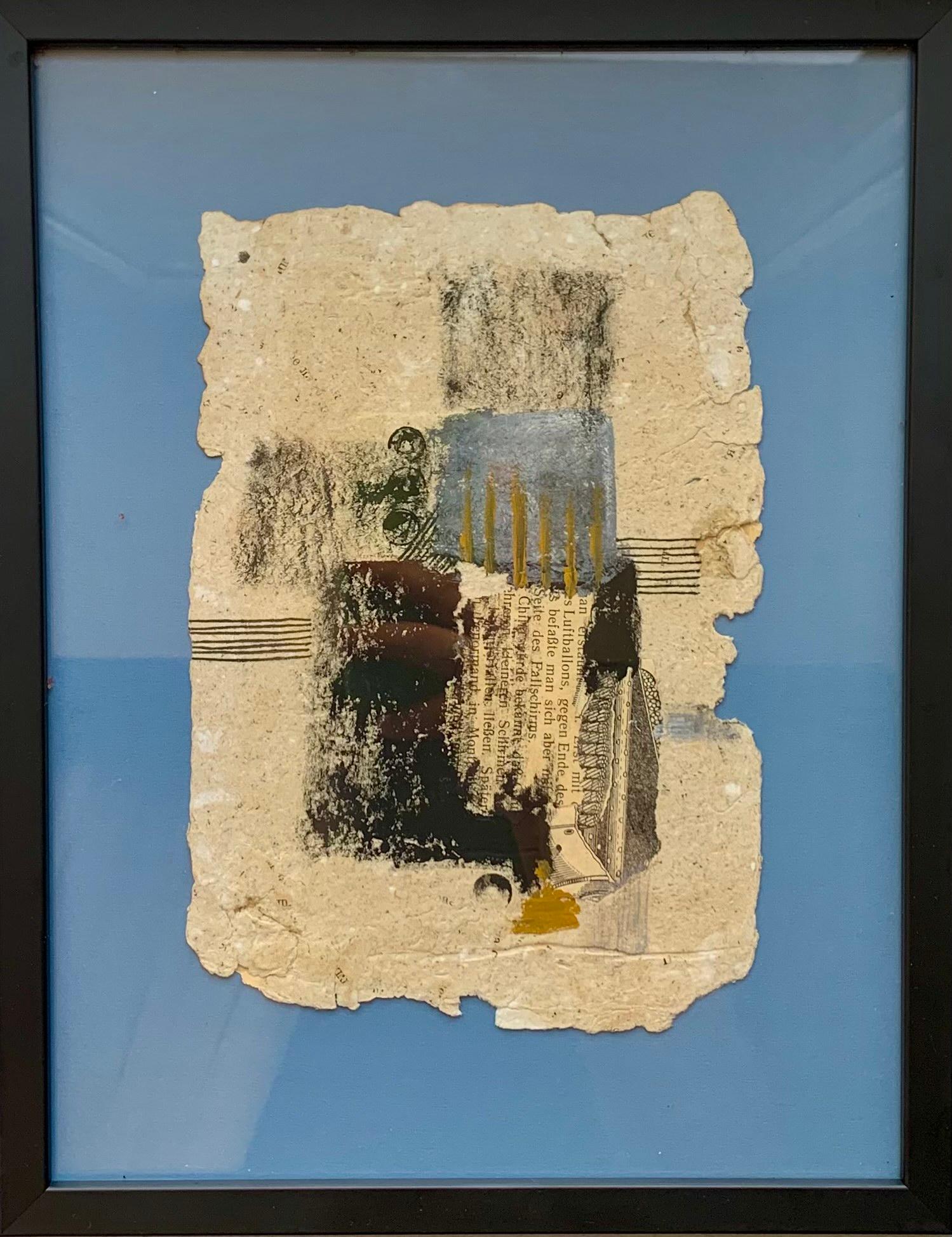 Mixed media on handmade paper
Framed 30 x 23 cm 
