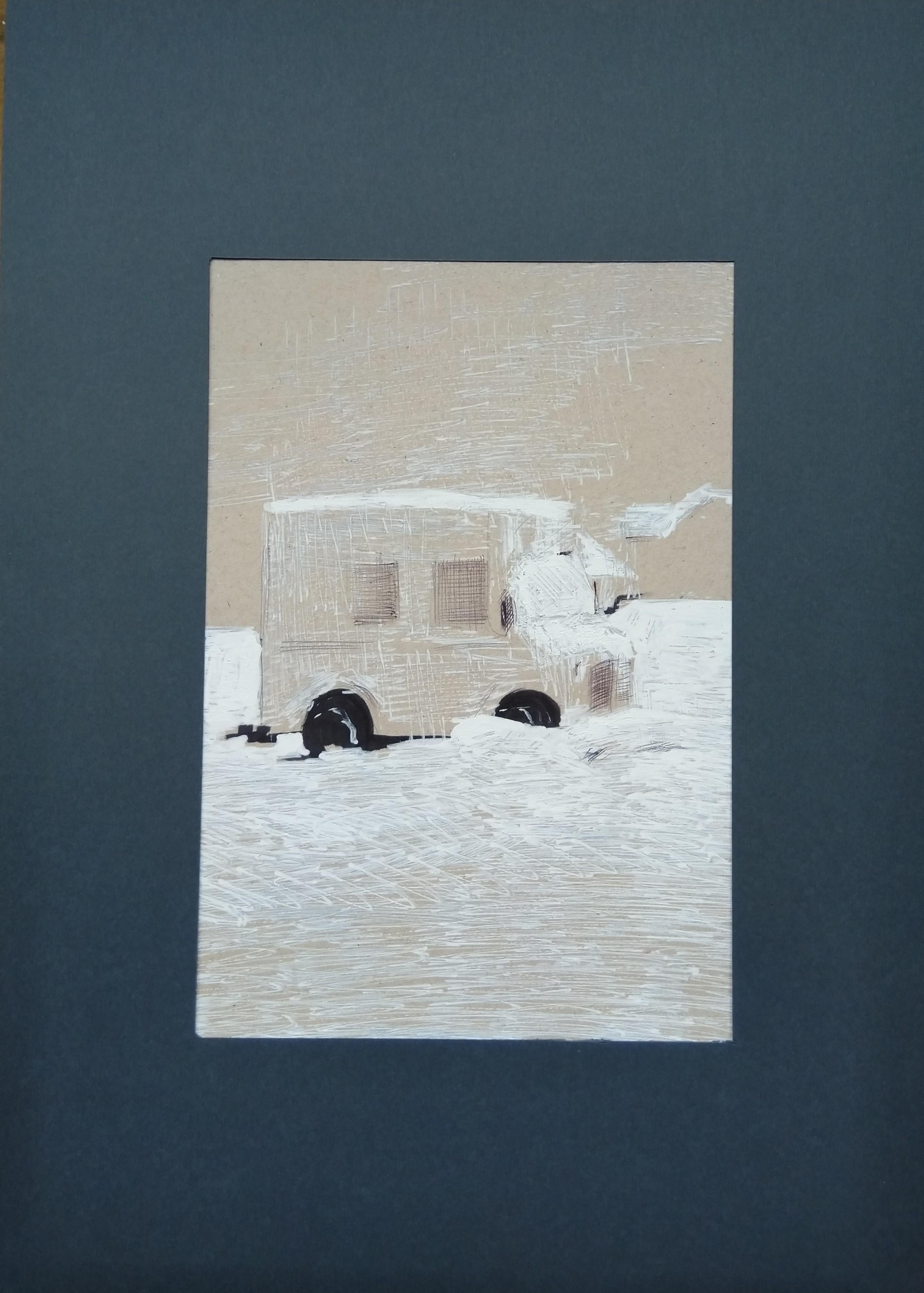 Armenian Contemporary Art by Kamsar Ohanyan - Under the Snow For Sale 3