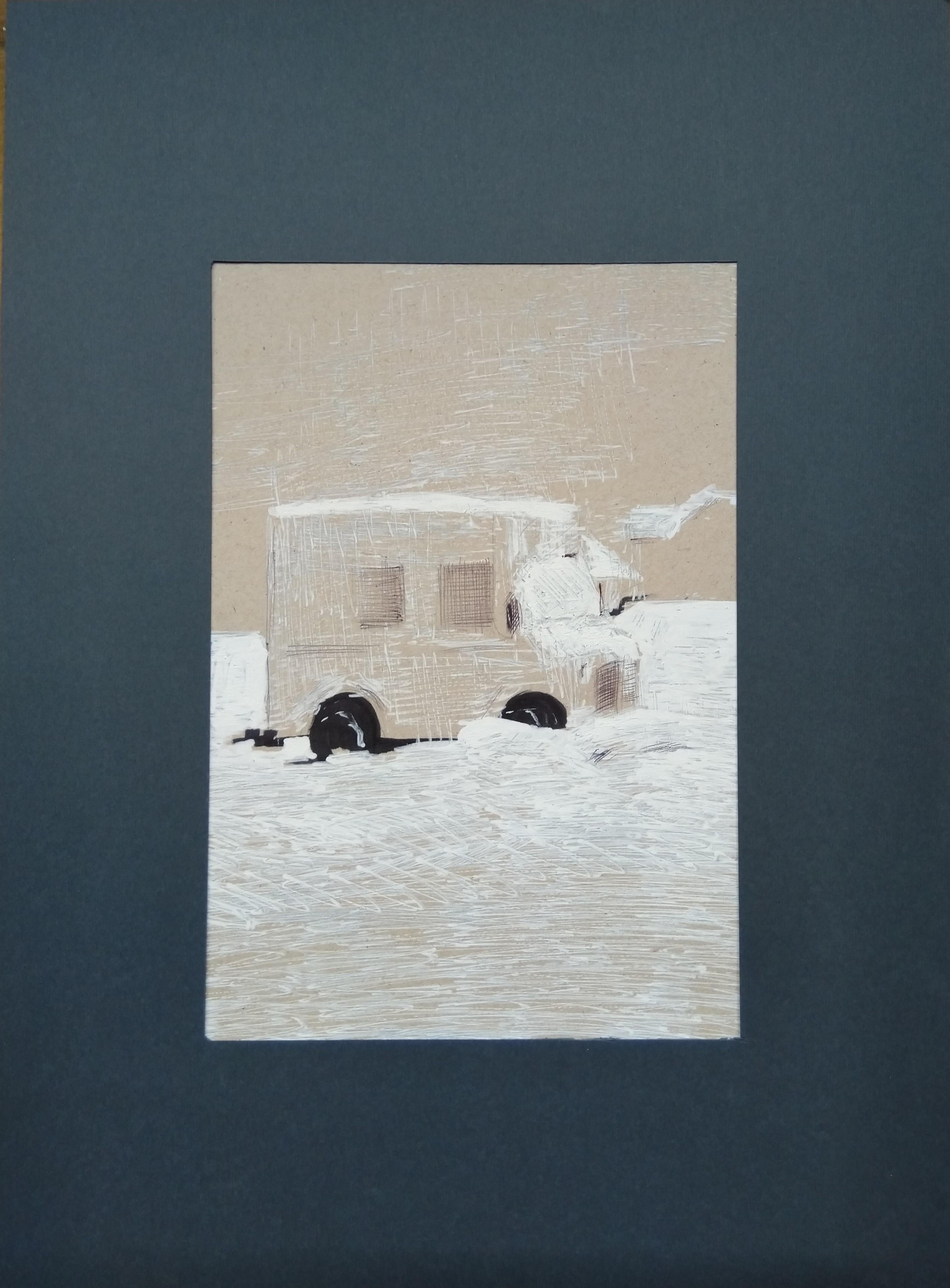 Armenian Contemporary Art by Kamsar Ohanyan - Under the Snow For Sale 2