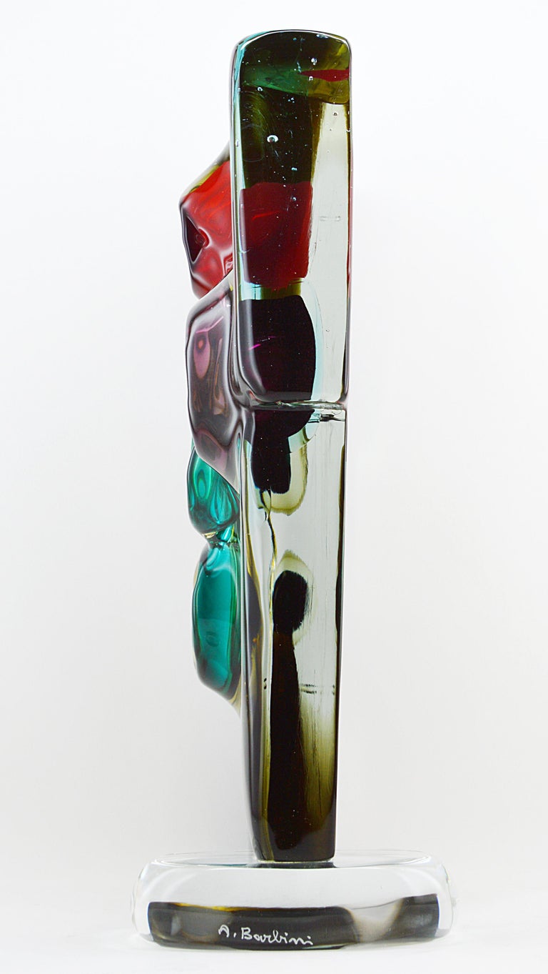 Alfredo Barbini Alfredo Barbini Vulcano Glass Sculpture, Murano, Late