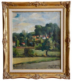 The Village, Oil on Canvas