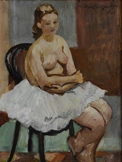 The Nostalgic Ballerina, Oil on Canvas