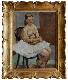 The Nostalgic Ballerina, Oil on Canvas