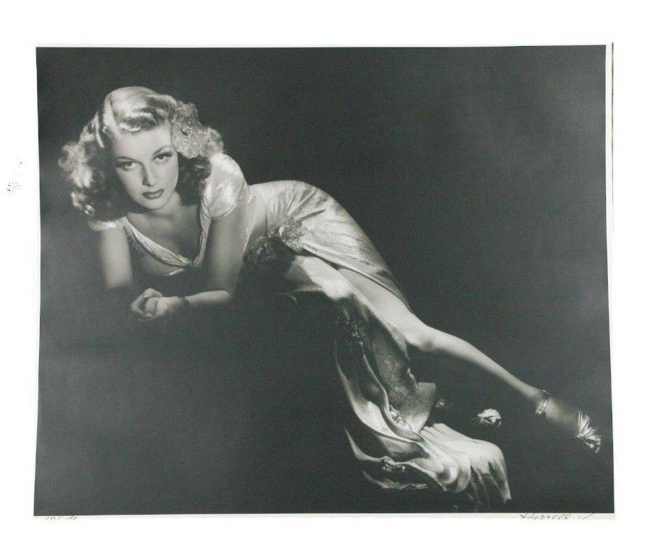 George Harrel Portrait Photograph - George Hurrell "Ann Sheridan" Signed Photographic Print LE of 190 24" x 20" Con