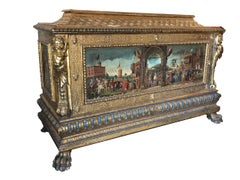 Italian Renaissance Cassone 15th Century  "The Doge of Venice"