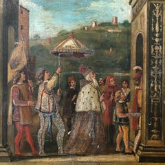 Italian Renaissance Cassone 15th Century  "The Doge of Venice"