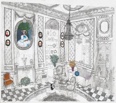 Paint Interior Drawings and Watercolors