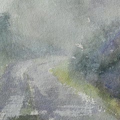 Studio irlandese V - 21° secolo, Contemporaneo, Paesaggio, Acquerello su carta