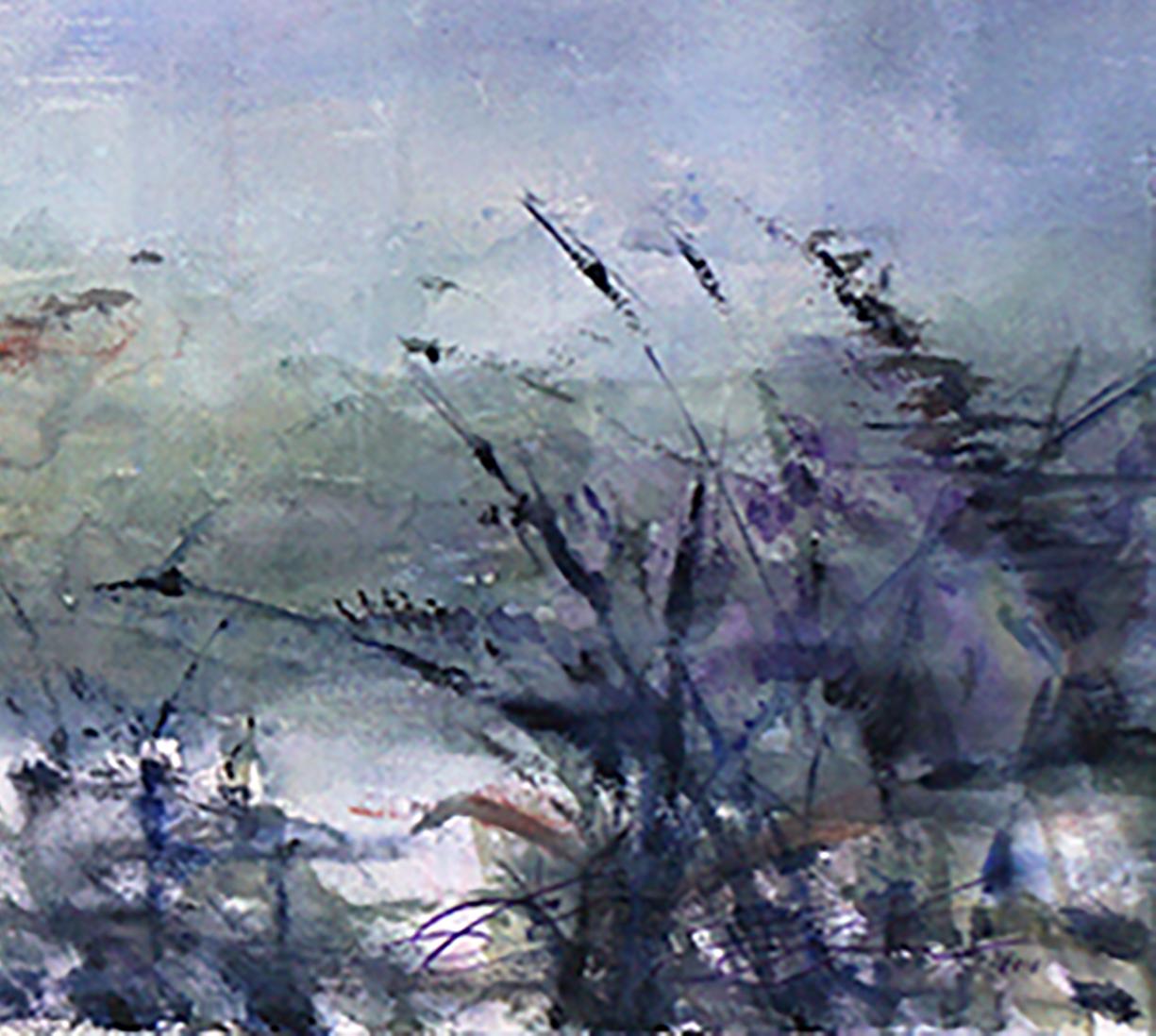 Watercolor on paper
Atmosphere -masses of evaporating water in the air- describes Ekaterina Smirnova's paintings best. Working in watercolour, Smirnova has a unique approach to this traditional medium. Multi-glazing and repeatedly splashing the
