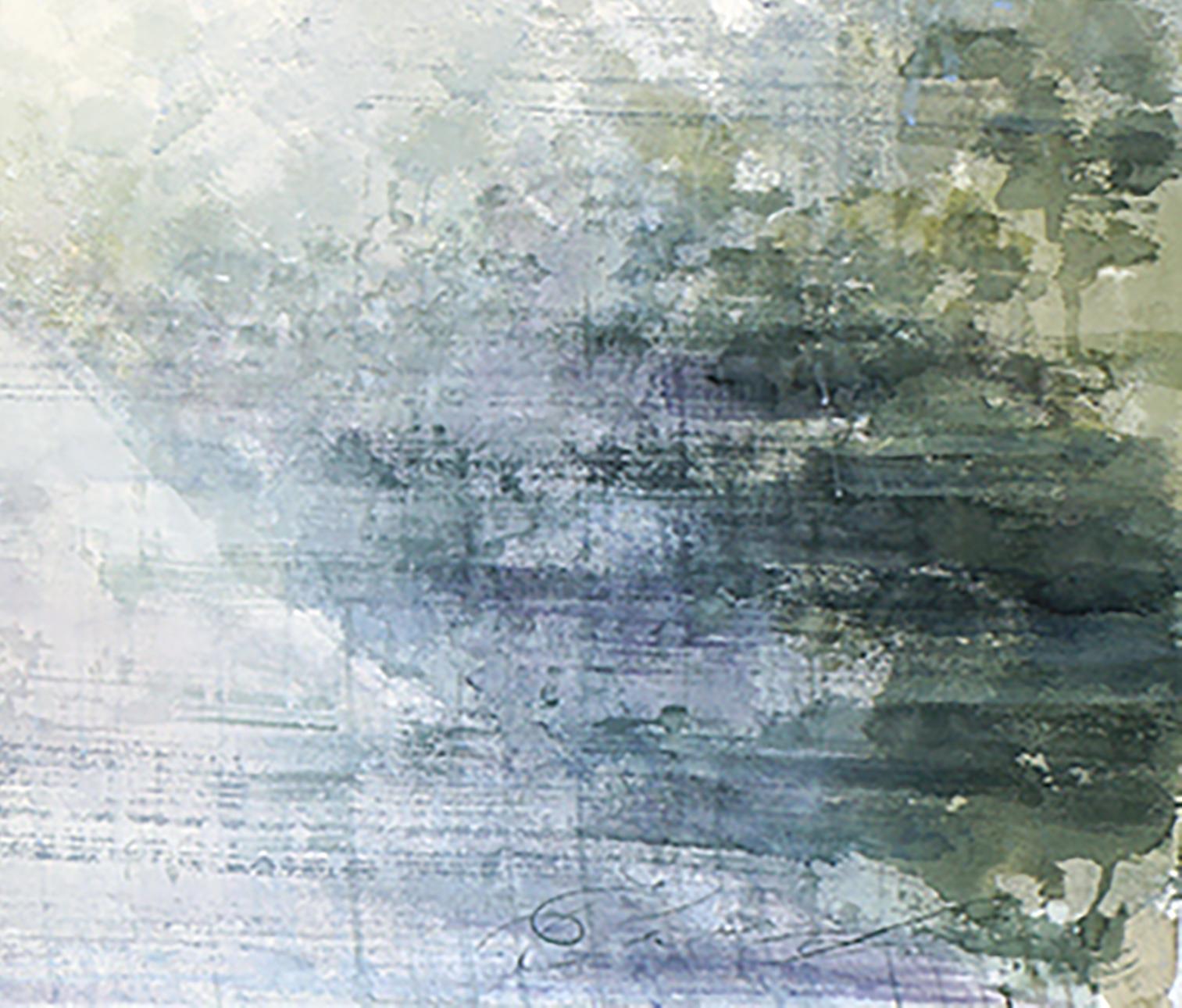 Misty Path I - 21. Jahrhundert, Zeitgenössisch, Landschaft, Aquarell auf Papier (Grau), Landscape Painting, von Ekaterina Smirnova