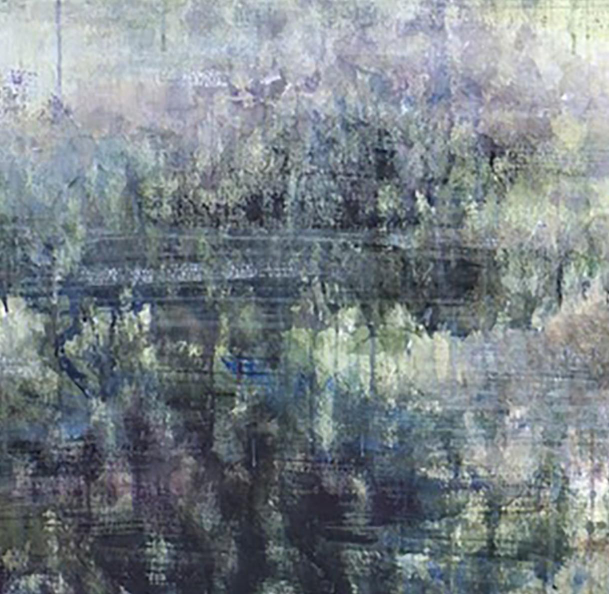 Dream 3 - 21. Jahrhundert, Zeitgenössisch, Landschaft, Aquarell auf Papier,agh's Dream (Grau), Landscape Art, von Ekaterina Smirnova