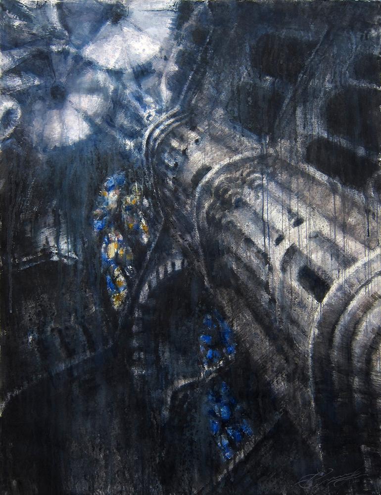 Sagrada Familia - Siglo XXI, Contemporáneo, Arquitectura, Acuarela sobre papel