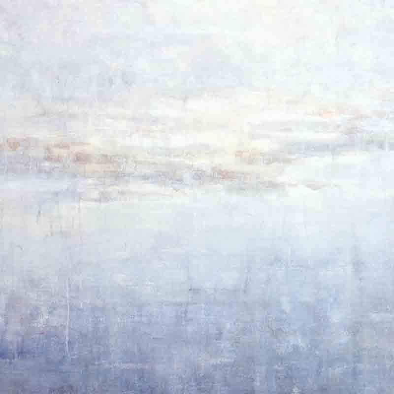Hazy Landscape 2 - 21° secolo, Contemporaneo, Paesaggio, Acquerello su carta in vendita 2