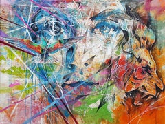 It Was All a Dream - 21st Century, Contemporary Painting, Modern Portrait