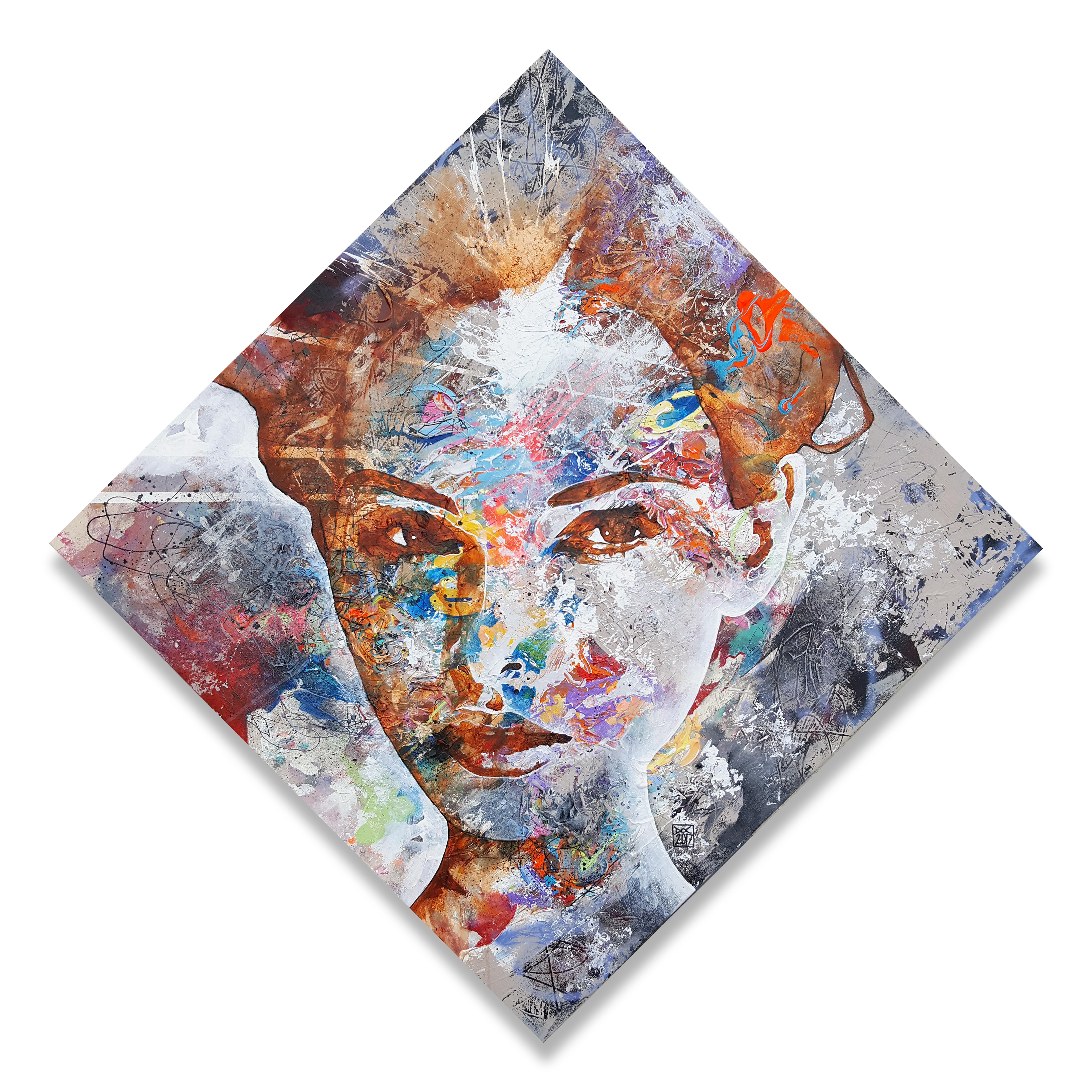 See One - 21° secolo, Pittura contemporanea, Ritratto moderno - Painting di Danny O'Connor