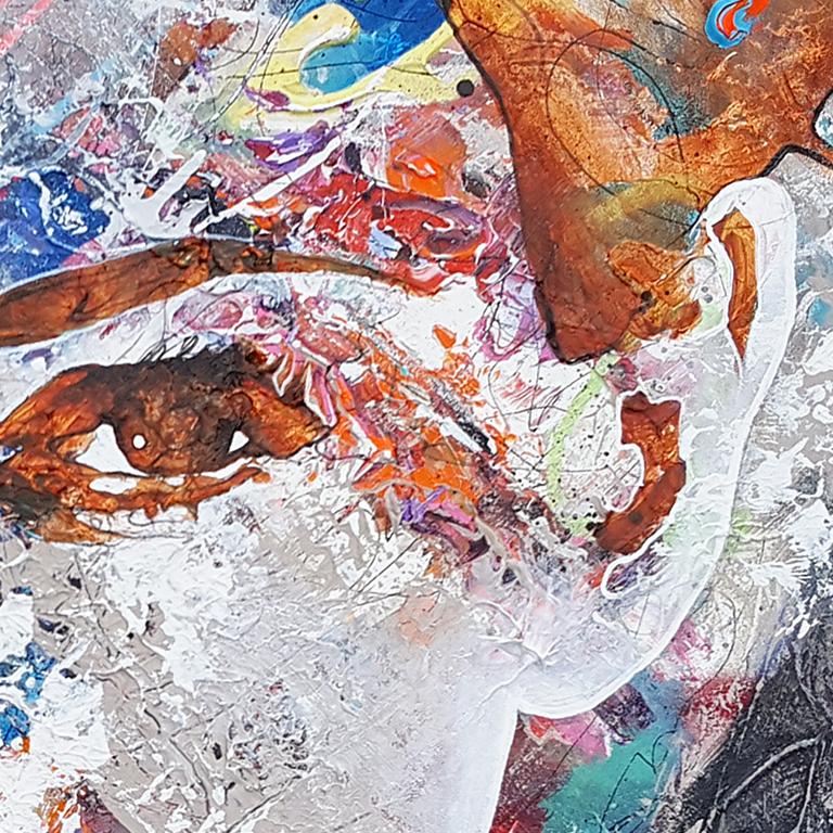 See One - 21° secolo, Pittura contemporanea, Ritratto moderno in vendita 1